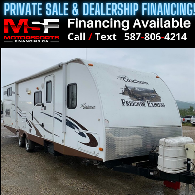 Welcome to Motorsports Financing - Kelowna! 2012 Coachmen Freedom