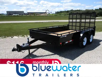 Canada Trailers Tandem Axle Utility Trailers 7,560lbs GVWR is $5,495.00 or $109.89/month! Ord: 84340...