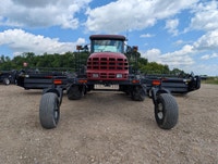 Unit 2 2009 Macdon M200 Windrower Swather. Engine hrs: 2,848 Header HRS: 2,189 Cat Motor 200hp. D60D... (image 6)