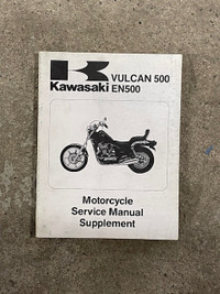 Sm176 Kawasaki Vulcan 500 EN500 Service Manual 99924-1125-51