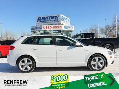 This 2008 Audi A3 2.0T is a no accidents, powered by a 2.0L turbocharged engine, this S-Line model a...