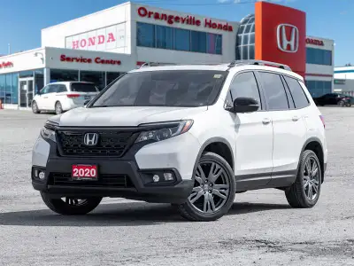 Discover rugged capability and premium comfort with the 2020 Honda Passport EX-L. Finished in a bold...