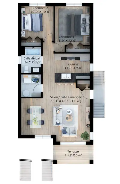 Halte Lorrain - 1 House for Rent