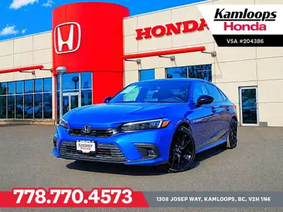 Pre-Owned 2024 Honda Civic Sedan Sport - Heated Leather-Wrapped Steering Wheel | Sunroof | Heated Fr...