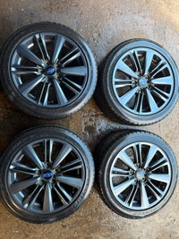 235 45 17 OEM WRX RIMS - DUNLOP SPORT MAXX RT TIRES Kitchener / Waterloo Kitchener Area Preview