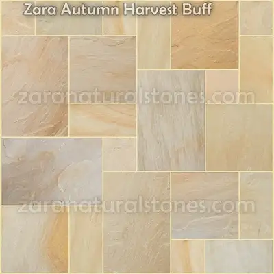 Autumn Harvest Square Cut Flagstone Pavers - Thousands of sqft in stock with a wide selection of 30...