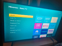 Hisense 32inch Roku Smart tv