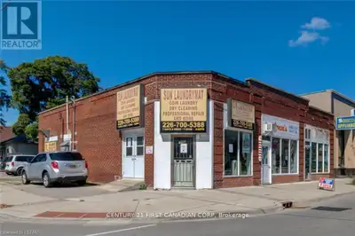 Prime high-visibility corner investment property located at 1066 Dundas St, consisting of three conn...