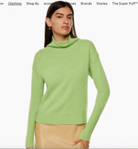 Cute Baby Green, Wool Aritzia Sweater