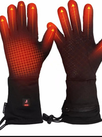 Heated Gloves for Men Women, Electric Heated Glove Liners with 7