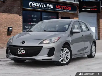2012 Mazda Mazda 3 - One-Owner - Accident-Free! Grey on Black Interior - Loaded with Bluetooth , All...