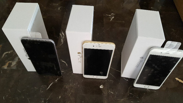 iPhone 6 & 6 Plus 6S & 6S Plus 16GB 32GB 128GB 1YR WAR & CHARGER in Cell Phones in Calgary - Image 3