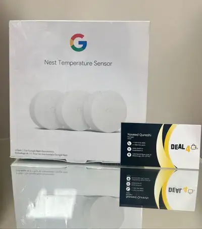 Google Nest Temperature Sensors 3-Pack - Smart Home Climate