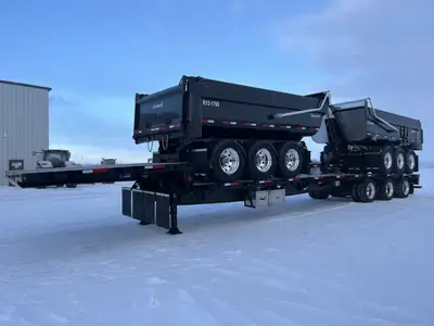 24.5 tires Electric mesh tarp 12000 lbs spring jack LED lights Hardox-450 steel frame HYVA FEE 8-4-1...