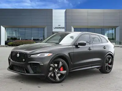 The 2025 Jaguar F-PACE P575 Svr 575 Edition brings rare performance and everyday utility together in...