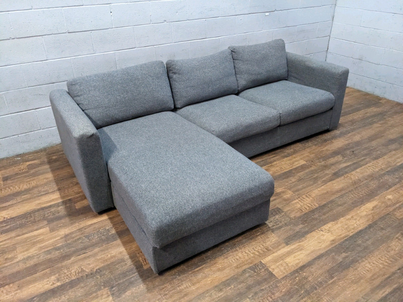 Ikea 'FINNALA' grey sectional sofa. FREE DELIVERY Couches & Futons
