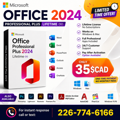 MS Office 2024 Lifetime Full Package, View more