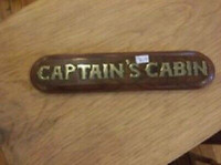 Captains Cabin Door Sign