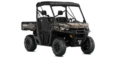 NEW 2026 Can-Am Defender XT HD-9 in dark wildland camo. This 3-person SSV features the reliable Rota...