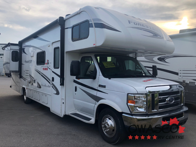 As Is Forest River Forester Class C 3011DS Ford highlights: Microwave Rear Private Bedroom Full Wall...