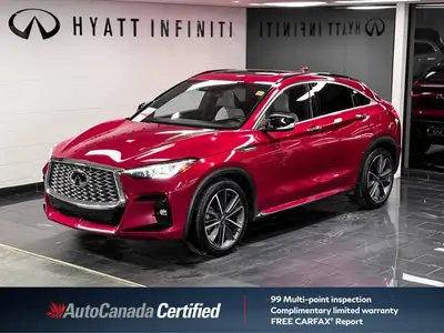 The 2025 INFINITI QX55 ESSENTIAL is a luxury crossover coupe that combines the athletic silhouette o...