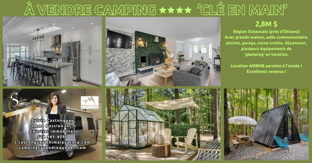 #immobilier #campingavendre #b&b #Outaouais #crèmerie dans Terrains à vendre  à Granby