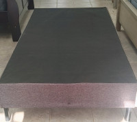 SINGLE PLATFORM BED WITH 6 LEGS. $80.00 no TAX
