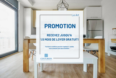 Situé au coeur de Montréal, Le Art offre cinq types de suites loft: des suites à une chambre, deux c...