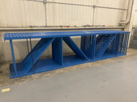 Used Warehouse Pallet Racking - 16' tall frames ONLY $100 each!