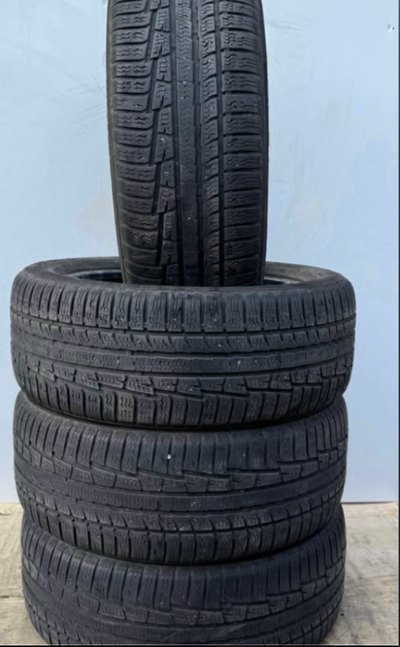 Nokian WRG3 all weather 225/50/17 tires with 8/32 or 75% tread remaining tires have winter snow rati...