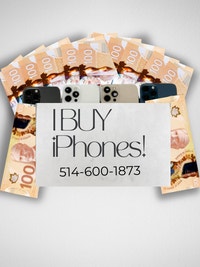 Used or New – We’ll Buy Your iPhone for CASH City of Montréal Greater Montréal Preview