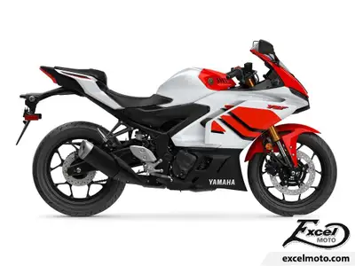 Excel Moto 2026 Yamaha YZFR3 Yamaha YZFR3 2026 YAMAHA YZF-R3 70E ANNIVERSAIRE 20260 ROUGE Prix inclu...