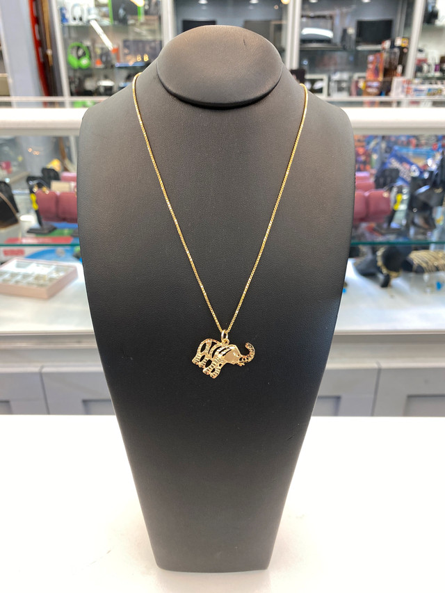 Brand New! 10K Gold Diamond Cut Elephant Pendant in Jewellery & Watches in City of Toronto - Image 4