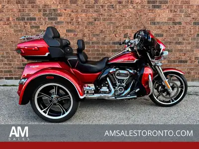 LIKE NEW 2021 Harley Tri-Glide CVO with a 117ci Screamin' Eagle motor, all the CVO chrome, CVO heate...