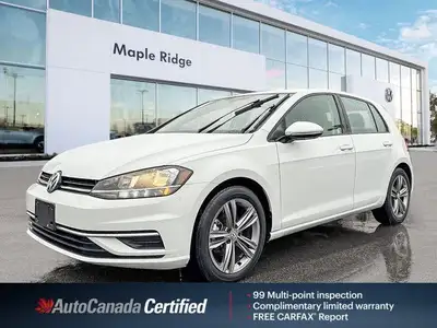 Experience the agile handling and efficient performance of the 2020 Volkswagen Golf Comfortline. Thi...