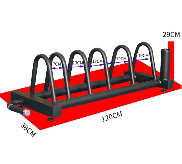 Horizontal Plates Stand Floor Rack *NEW* in Exercise Equipment in City of Montréal - Image 3