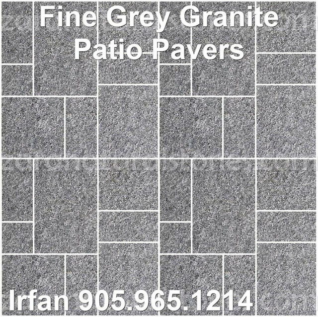 Fine Grey Granite Patio Pavers Fine Grey Flagstone Pavers in Outdoor Décor in Markham / York Region