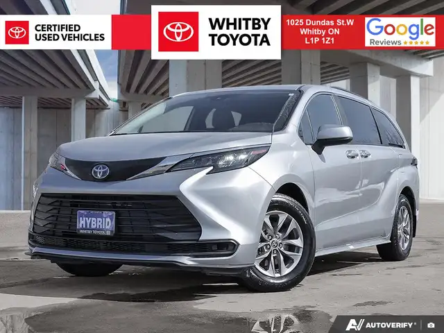 2025 Toyota Sienna XLE Hybrid 2.5L FWD / Power Moonroof + Liftga