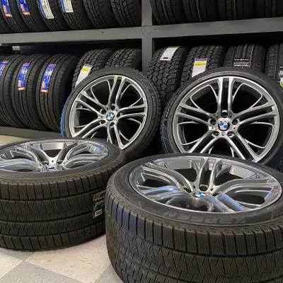 New set (4) staggered BMW X5 wheels & tires BMW X6 tires & wheels Tires 315/35R20 tires REAR 275/40R...