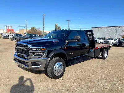 2025 Ram 5500 4x4 Deck Truck, !!!Unused New Rig Up!!!, Crew Cab, Big Horn Model, 6.7L Cummins Diesel...
