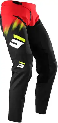 Shot Devo Roll Kids Moto Cross Pants Red Clearance Size 4/5
