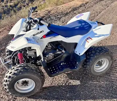 APPLY NOW: https://www.ridecollective.ca/get-pre-approved The 2016 Suzuki Quadsport 90 is a starter...