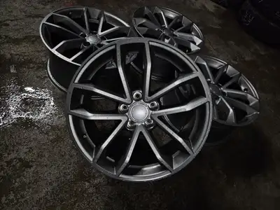 Good set of replica Audi wheels. Will fit most Audi cars and SUV. Please check the fitment. 18x8.5 O...