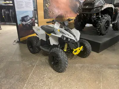 2026 CAN-AM RENEGADE 110 EFI YOUTH ATV STOCK #A114068 112cc 4 STROKE ENGINE CVT TRANSMISSION BUILT-I...