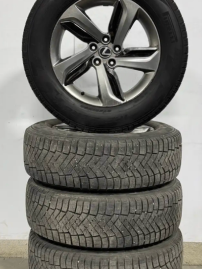 Like new Pirelli 235/65R18 winter tires 235 65 18 snow tires on Lexus RX350 RX450 RX 350 RX 450 RX45...