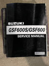 Sm159 Suzuki GSF600S/GSF600 Service Manual 99500-36100-01E