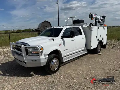 Countryside Fleet 2020 Dodge 5500 Crew Cab 4x4 Service Truck + 6.7L Cummins Diesel + 4x4 W/ AutoMati...