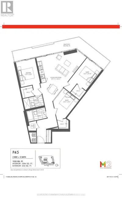 Rare 3-Bedroom Corner Unit at M City 2! Welcome to Unit 205 - a beautifully upgraded 3-bedroom, 2-ba...