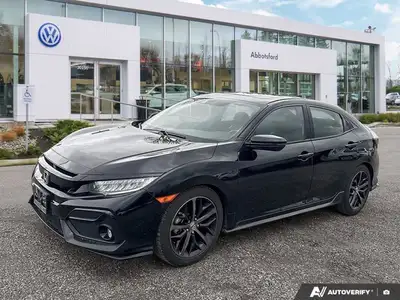 Equipped with advanced safety and intuitive connectivity, this remarkable 2021 Honda Civic Hatchback...