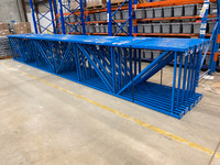 ✅  Used RediRack pallet racking frames - 24’ tall x 42” wide   ✅